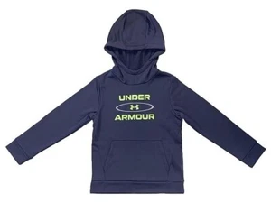 Sz SM - Under Armour Boys' Fleece Pullover Hoodie (Tempered Steel) 1380007-558 - Picture 1 of 1