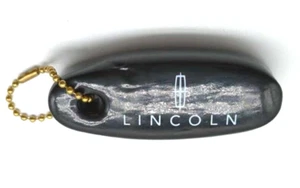 Vintage Lincoln Mercury Black Water Sports Boating Floating Keychain - RARE! - Picture 1 of 5