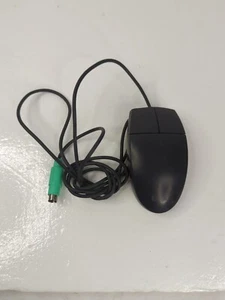 Logitech 2-Button Wired PS/2 Black Mouse for IBM FRU 76H0888 76H0889 M-S34 - Picture 1 of 5