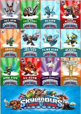 Skylanders NFC/Mifare Cards Trap Team you Choose Buy 4 Get 1 Free - Image 1 of 2