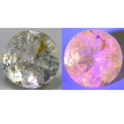 2.55_cts Rarest 100 % Natural Unheated Uv Color Change Scapolite_Afghanistan - Image 1 of 4