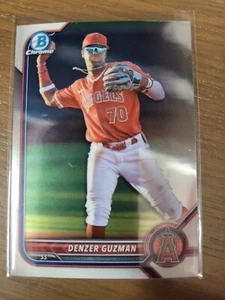 2022 Bowman Draft Chrome | Denzer Guzman - Los Angeles Angels | Base #BDC-20 - Picture 1 of 4