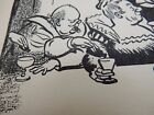 Pre Ww2 Politcal Cartoon Original Printed Plate From Folio Churchill