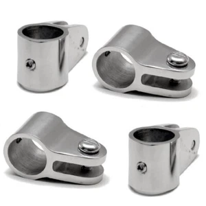 Standard 7/8 Inch Tube Stainless Steel Boat Bimini Top End Eyes (Set Of 4) - Picture 1 of 1