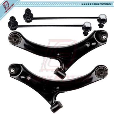 4x Fit For 2004-2007 Suzuki Aerio New Front Lower Control Arm Sway Bar Link Kit - Image 1 of 4