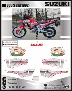 suzuki DR 800S 1992 adesivi/adhesives/stickers/decals - Foto 1 di 2
