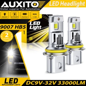 9007 HB5 LED Headlight Super Bright Bulbs Kit HIGH/LOW Beam 6500K White 330000LM - Bild 1 von 10