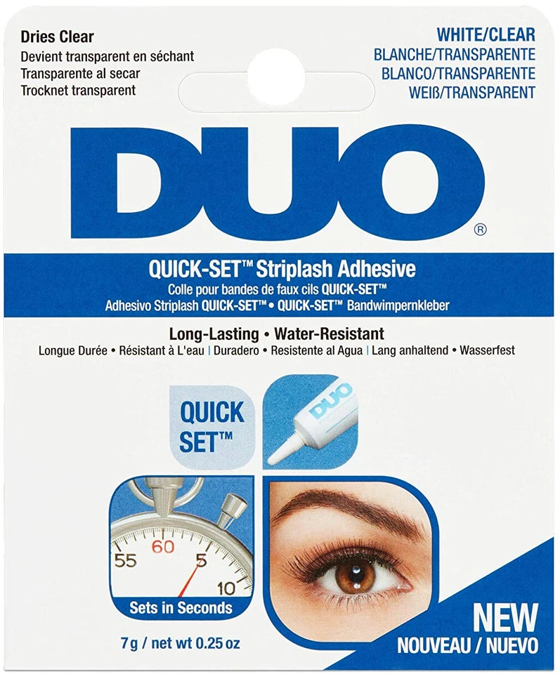 ARDELL DUO Quickset Adhesive Clear transparenter Wimpernkleber Wimpern 7g - Bild 1 von 4