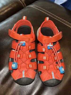 Keen Youth Newport H2 凉鞋 1 Y 防水运动凉鞋 尺寸 1Y 橙色 — 第 1/4 张图片