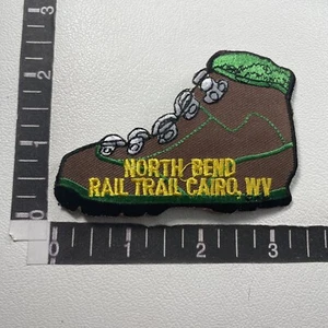 Cairo West Virginia Hike Boot RAIL TRAIL Patch (North Bend State Park) 00Y5 - Picture 1 of 2