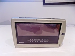 Watson UR4525V Radiowecker silber sehr großes Display original getestet funktioniert - Bild 1 von 10