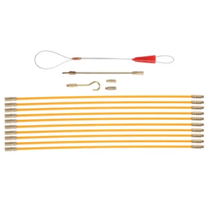 Fiberglas-Drahtlaufsatz, Kabelzieher, 33 cm, Drahtziehwerkzeuge für Elektriker, - Bild 1 von 20