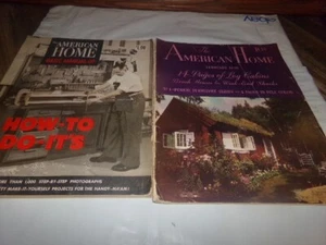 Lot 2 Vintage American Home Log Cabins Bottle Lamps Period Funiture 1938 & UP - Picture 1 of 23