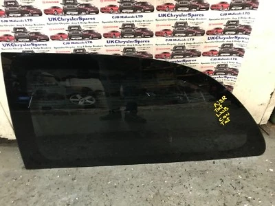 CHRYSLER GRAND VOYAGER 2001-2007 NS PASSENGER LEFT REAR OPENING GLASS - Image 1 of 4