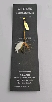 De colección Williams Gold Refining Co. Williams Panhandler Señuelo ¡NUEVO! Foto 1 de 4