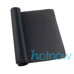Schwarz 600*300 mm 23x11,5" extra große Größe Laptop Pad Tastatur/Maus Schreibtisch Pad - Bild 1 von 5