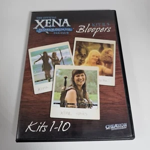RARE XENA: WARRIOR PRINCESS Fan Club Kit #11.5 (ALL BLOOPERS from KITS 1-10) DVD - Imagen 1 de 3