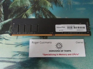 DIMM VisionTek 8 GB DDR4 2400 MHz (PC4-19200) - Imagen 1 de 1