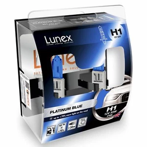 2x Lunex H1 Platinum Blue Halógeno + 70% más de luz 4700K - Imagen 1 de 1