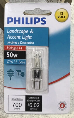 Philips Landscape and Accent 50-Watt T4 12-Volt Bi-Pin Base Light Bulb - Image 1 of 2
