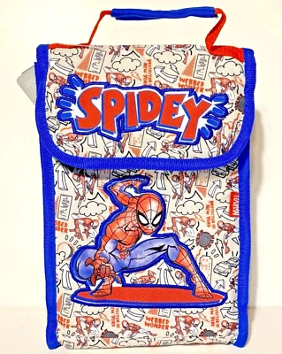 Disney Marvel Spiderman Spidey Kids Insulated Lunch Box Cooler Bag NEW - Image 1 of 4