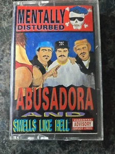 Mentally Disturbed Abusadora and Smells Like Hell Cassette Tape VERY RARE!! VTG - Picture 1 of 3