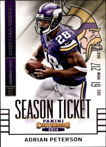 2014 Panini Contenders #100 Adrian Peterson
