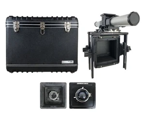 Omega View 45D 4x5" Large Format Monorail Camera w/ Case & 2 Lenses - Picture 1 of 23