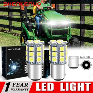 For John Deere D100 D110 D120 D125 D130 D140 D150 D160 D170 2 LED Headlight Bulb - Picture 1 of 10