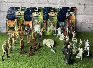 Star Wars riesiges Konvolut 1995 - 2006 Action Figuren lose Kenner Vintage Jedi - Bild 1 von 11