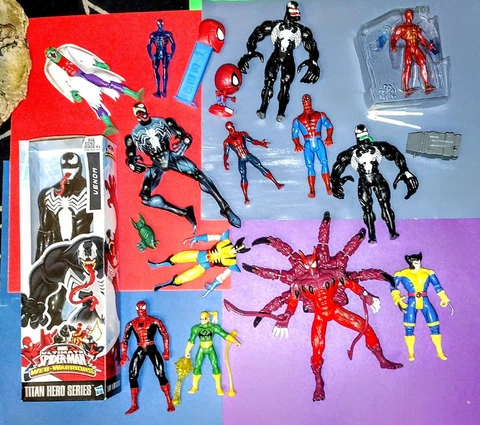 Marvel Legends Toybiz Lot💥VENOM-HYBRID VENOM SPIDER-MAN+MORE!!💥ACTION FIGURES Cover