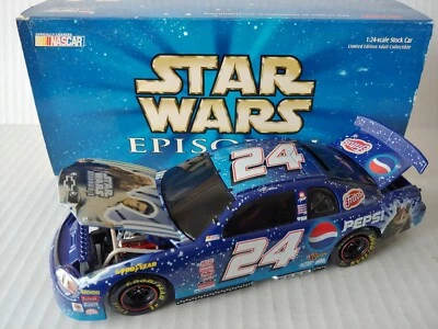 Jeff Gordon #24 Star Wars Pepsi 1999 Monte Carlo 1:24 Diecast Car Action BANK - Image 1 of 4