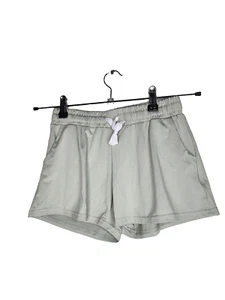 Real Essentials Girls Dry Fit Elastic Waist Shorts in Light Green Size M - Picture 1 of 5