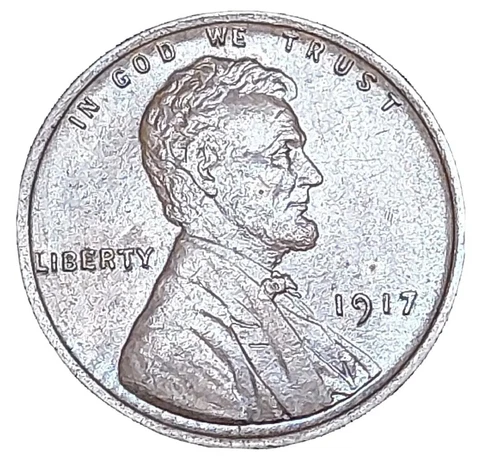 1917-P Philidephia Mint Lincoln Wheat One Cent Penny~High Grade ~ CHOICE BU Cover