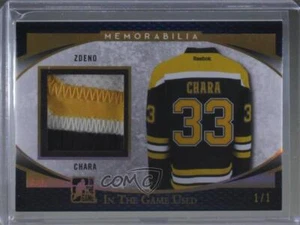 2017 Leaf ITG Used Memorabilia Gold 1/1 Zdeno Chara #GU-46 8t4 - Picture 1 of 3
