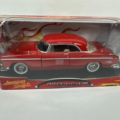 Motormax Diecast 1:24 - American Graffiti 1955 Chrysler C300 rojo Foto 1 de 4