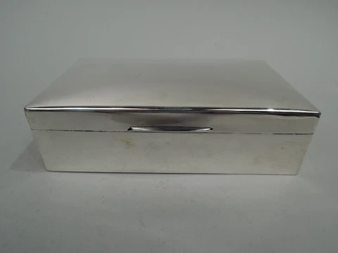 George V Box Antique Modern English Sterling Silver Deakin & Francis 1923 Cover