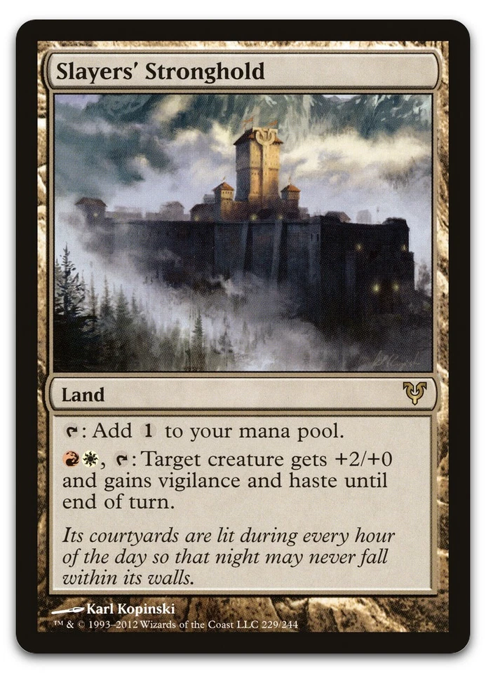Slayers' Stronghold #229 (LP) Avacyn Restored AVR Magic MTG - Image 1 of 1