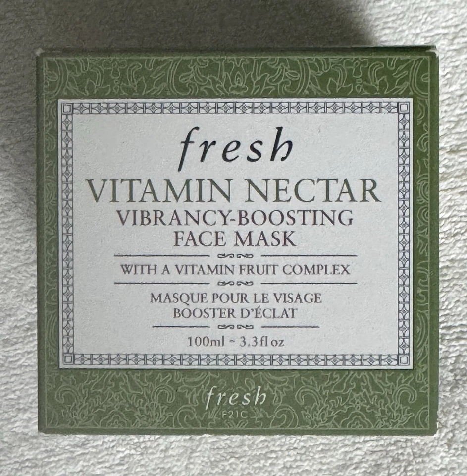 Fresh Vitamin Nectar Vibrancy-Boosting Face Mask 3.3 oz New in Box Foto 1 de 1