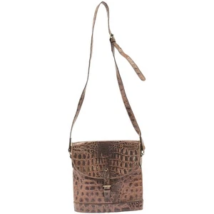 Mulberry Leather Shoulder Bag Brown Auth - Picture 1 of 9