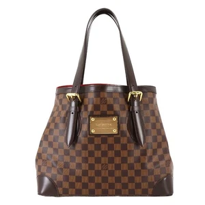 Bolso de Mano LOUIS VUITTON Damier Hampstead MM Level Marrón N51204 Cartera 90284954 - Imagen 1 de 10