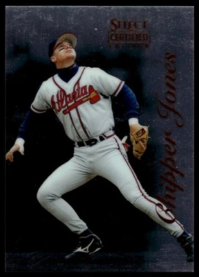 1996 Select Certified #7 Chipper Jones - Image 1 of 2