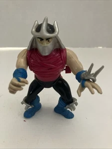 1990 Teenage Mutant Ninja Turtles Slice N Dice Shredder Figure Complete TMNT - Picture 1 of 10
