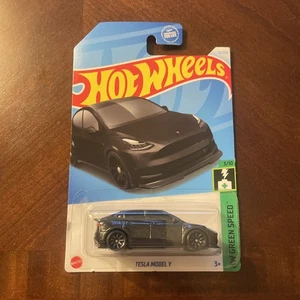 Hot Wheels HW Green Speed 3/10 Tesla Model Y 15/250 schwarz - Bild 1 von 2