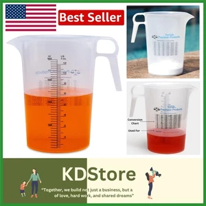 Durable 128oz Food-Grade Measuring Pitcher with Conversion Chart - Picture 1 of 11