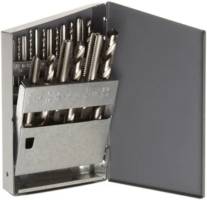 Chicago Latrobe HT18 High-Speed Steel Jobber Length Drill Bit and Hand Tap Se... - Bild 1 von 6