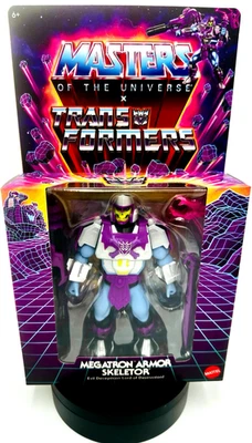 Mattel MOTU Masters of the Universe X Transformers MEGATRON ARMOR SKELETOR MISB - Image 1 of 2