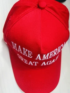 Bulk 8 Stck. MAGA 45-47th President Donald Trump Make America Great Hat EMB rot - Bild 1 von 9