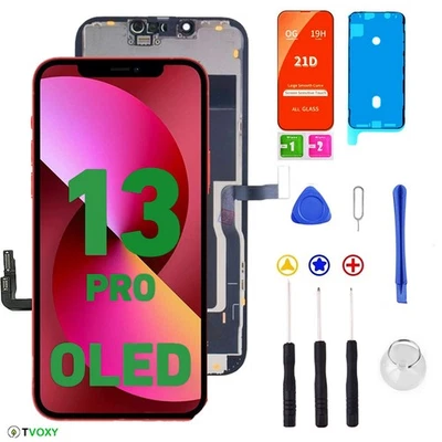 For iPhone 13 Pro Replacement Screen LCD OLED Display Digitizer Assembly + Tools - Image 1 of 4