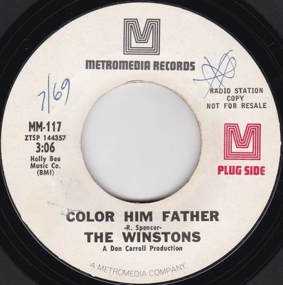 The Winstons - Color Him Father / Amen, Brother (7") (Very Good Plus (VG+)) - 39 - Image 1 of 2